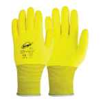 GLOVES NINJA NYLON HPT COATED HI-VIS YELLOW 2XL