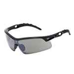 SAFETY GLASSES HAZZARD METALLIC BLACK FRAME MACK