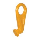 EYE CONTAINER HOOK-RIGHT 45 DEG. YELLOW-12.5T