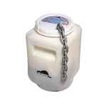 CHAIN COIL PROOF REGULAR LINK BLACK - PAIL M8 X 50KG (39M)