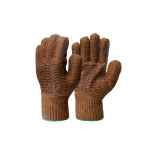 GLOVES LATTICE - ORANGE CRISS CROSS PVC. L