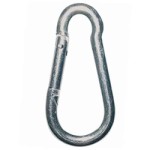 SNAP HOOK ELEC.GALVANISED 4X40 MM