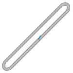 SLING ROUND GREY 4T X 1M