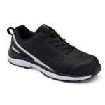 SAFETY SHOES JOGGER BLACK/GREY LACE UP COMPOSITE TOE RUBBER OUTSOLE STYLE 793 SZ 9 BLUNDSTONE