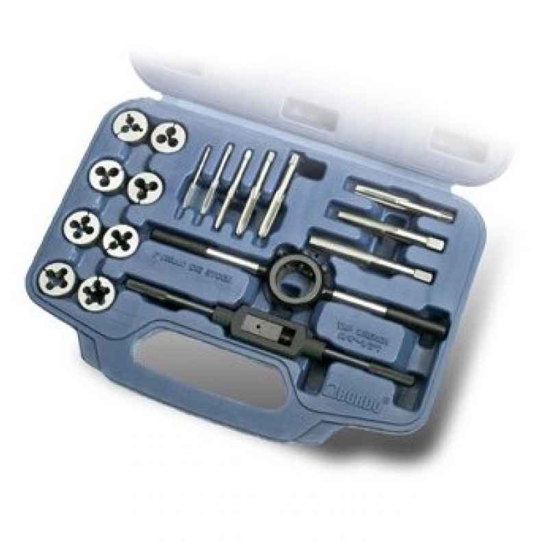 TAP AND DIE SET UNC CARBON 18 PIECE BORDO Integrated Industrial
