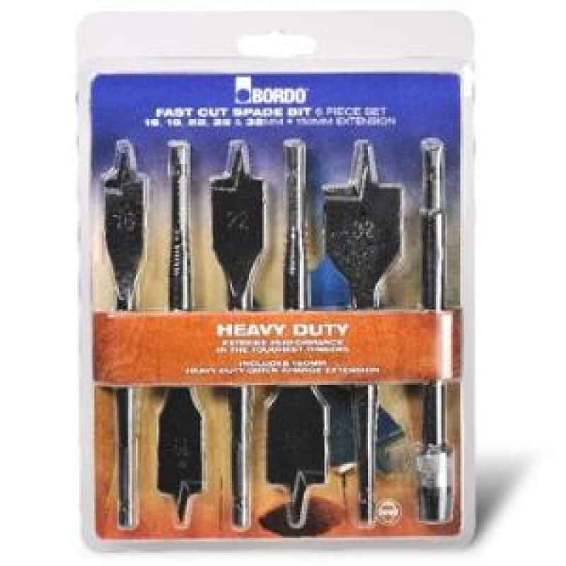 DRILL BIT SPADE SET 6 PIECE 1632MM BORDO Integrated Industrial