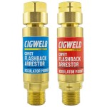 FLASHBACK ARRESTOR SET OXYGEN & FUEL REG MOUNT 208513 COMET