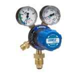 REGULATOR ARGON 45LPM TYPE 10 VERTICAL INLET BLUEJET