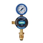 REGULATOR ARGON PRESET 2000KPA TYPE 10 VERTICAL INLET (VI) BLUEJET