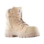 BOOT ARGYLE SZ 9.5 COMPOSITE TOE TPU SOLE SCUFF CAP ZIP SAND 318592