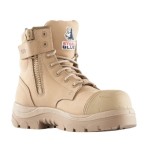 BOOT LADIES ARGYLE SZ 6 COMPOSITE TOE SCUFF CAP ZIP SAND 518579