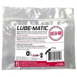 WELD-AID LUBE MATIC RED CLEANING PAD PACK 6