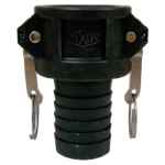 COUPLER CAMLOCK HOSE BARB POLYPROPYLENE TYPE C 50MM BSP FEMALE