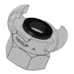 COUPLING CLAW TYPE A MINSUP 12MM FEMALE BSP
