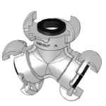 COUPLING CLAW TYPE A MINSUP 3 WAY 500PSI