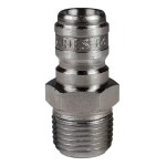 DQC E-SERIES STRAIGHT THROUGH INTERCHANGE MALE PLUG E2M2