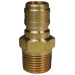 DQC E-SERIES STRAIGHT THROUGH INTERCHANGE MALE PLUG E3M3-B