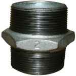SCREWED HEX NIPPLE 1-1/2 BSP