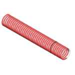 HOSE PVC WINE S/D 25MM 96PSI CLEAR/RED MD PER METRE