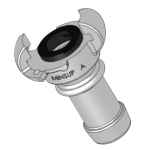 MINSUP A TYPE BELLOWS SEAL HOSE END ABS32H