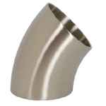 POLISHED 45DEG WELD ELBOW B2WKR200P