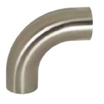 POLISHED 90DEG WELD ELBOW WITH TANGENT B2SG150P