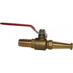 BALL VALVE BRASS LEVER OPERATED NOZZLE