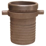 KING SHORT SHANK SUCTION MALE COUPLING BSP MB125A