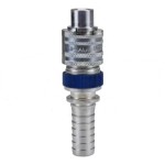 DQC N-SERIES BOWES INTERCHANGE SAFETY-LOCK HOSE BARB PLUG N4S6-LS