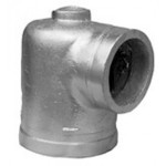 TEE END RUN GALV HYDRANT ROLL GROOVE 100 X 80
