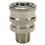DQC E-SERIES STRAIGHT THROUGH INTERCHANGE MALE COUPLER 6EM6-S