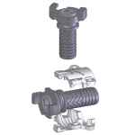 SURELOCK HOSE END COR-O-ZIG PATTERN 08/013/33/000