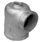 TEE RUNNING HYDRANT HOSE REEL ROLL GROOVE GALV 4 X 3 X 1 BSP