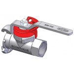ECONOVALVE MINSUP LOCKOUT BALL VALVE 1 INCH NPT X SURELOCK