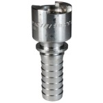 DQC N-SERIES BOWES INTERCHANGE COUPLER STD HOSE BARB 4NS6-S