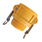 CAMLOCK FEM X BSP MALE (NYGLASS) TYPE B 100MM (4)