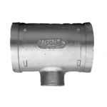 GROOVED TEE 100NB X 1 BSP OUTLET GALVANISED