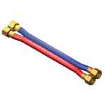 HOSE OXY ACETYLENE ASSEMBLY 7.5M X 5MM 217PSI BLUE/RED TWIN CRIMPED