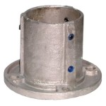 FLANGED PIPE STAND GALVANISED 50NB
