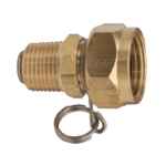STRAIGHT SWIVEL X GHT THREAD CONNECTOR FOR SPRAY GUN