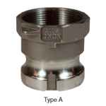 VENT-LOCK CAM&GROOVE TYPE A ADAPTER L200-A-SS