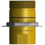 DQC W-SERIES WINGSTYLE INTERCHANGE FEM PLUG WITH FLANGE W10BF10-B-BMF