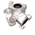 COUPLING CLAW SURELOCK THREE WAY CONNECTOR MINSUP 40-50MM