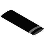 HOSE RUBBER WATER LAYFLAT 200MM 150PSI BLACK MD PER METRE