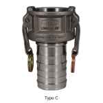 VENT-LOCK CAM&GROOVE TYPE C COUPLER L100-C-SS