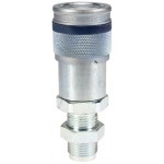 DQC HT-SERIES FLUSHFACE MALE BULKHEAD COUPLER 4HTJB5