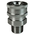 DQC V-SERIES SNAP-TITE H/IH I/CHANGE UNVALVED MALE COUPLER 2VM2-SS-E