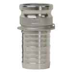 GLOBAL CRIMP STYLE CAM & GROOVE TYPE E ADAPTERXHOSE SHANK G600-E-ALCR