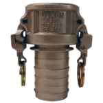 EZ BOSS-LOCK CAM & GROOVE NOTCHED TYPE C COUPLERXHOSE SHANK RC150EZNO