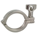 SINGLE PIN HEAVY DUTY CLAMP WITH CROSS HOLE WING NUT 13MHHM800